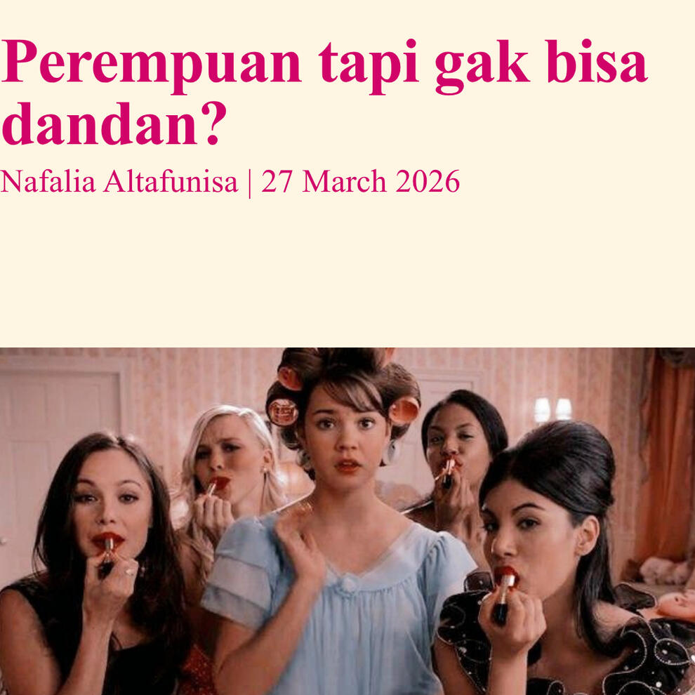Perempuan tapi gak bisa dandan?